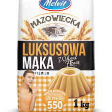 Mąka pszenna luksusowa typ 550 1 kg