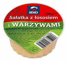 Seko Sałatka z Lososiem i Warzywami, Seko Fish Paté 130 g