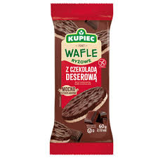 Kupiec wafle Ryzowe z Czekolada Deserowa -Rice cakes with dark chocolate
