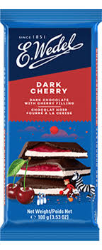 Wedel Dark Chocolate With Cherry Filling 100g