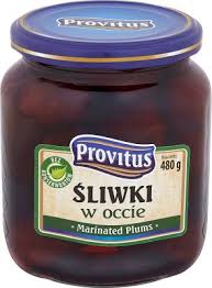 Provitus Sliwka w Occie - Marinated Plums in Vinegar