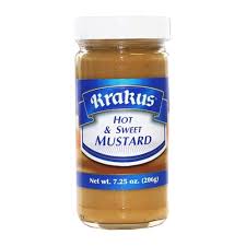 Krakus Hot And Sweet Mustard 206g