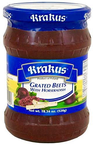 KRAKUS GRATED BEETS WITH HORSERADISH  Cwikla z chrzanem