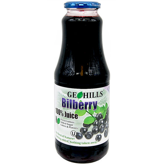 GEOHILLS 100% BILBERRY JUICE - Czarna Jagoda
