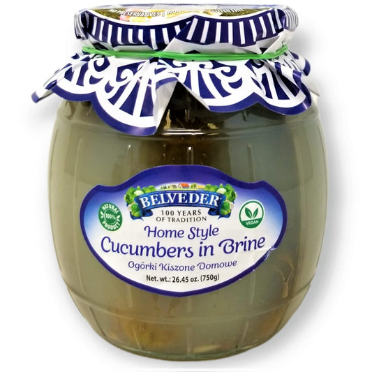 Belveder Home Style Cucumbers in Brine - Ogorki Kiszone Domowe