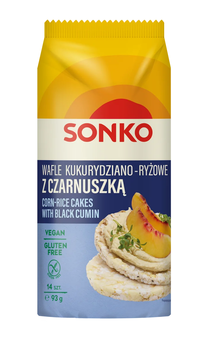 Sonko Rice cakes with Black Cumin - Sonko Wafle kukurydziano-ryżowe z czarnuszką