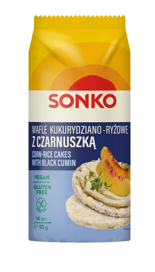 Sonko Rice cakes with Black Cumin - Sonko Wafle kukurydziano-ryżowe z czarnuszką
