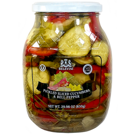 Belevini Pickled Sliced Cucumbers & Bell Pepper 850G