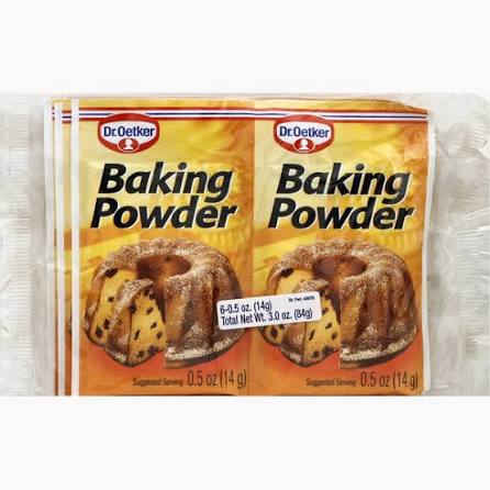 Dr. Oetker Baking Powder, 0.5oz.(Pack of 6)