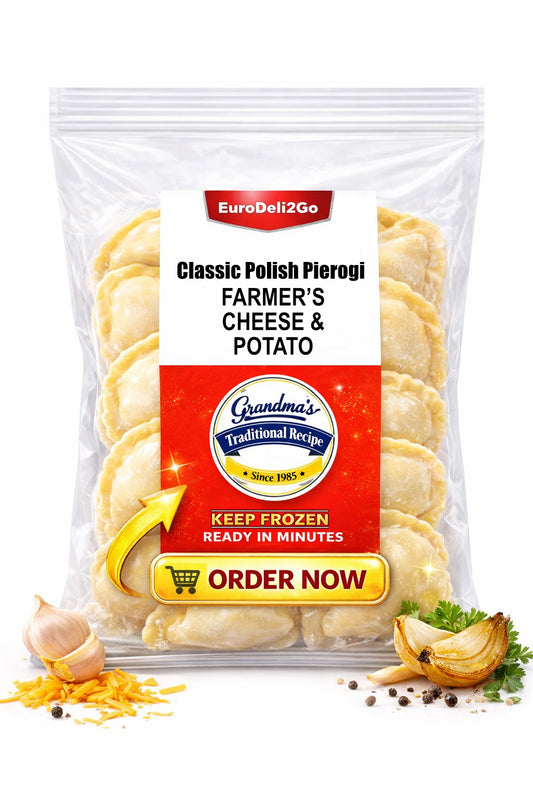 Classic Polish Pierogi – Farmer’s Cheese & Potato