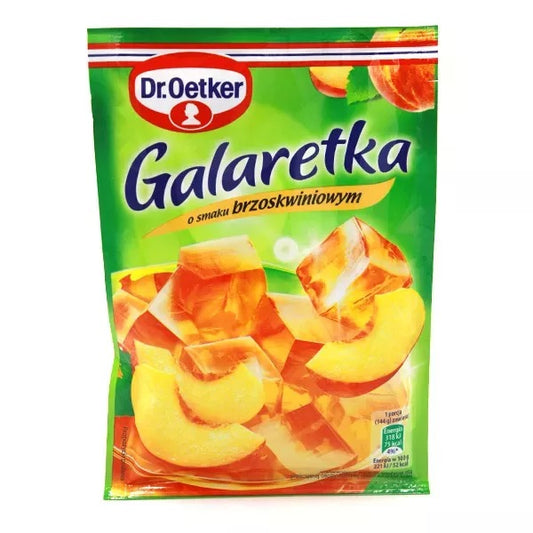 Dr. Oetker Galaretka Smaku Brzoskwiniowym - Peach Flavored Jelly