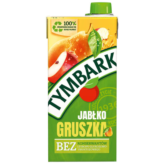 TYMBARK Napój Jabłko Gruszka Karton 1L - TYMBARK Apple Pear Drink