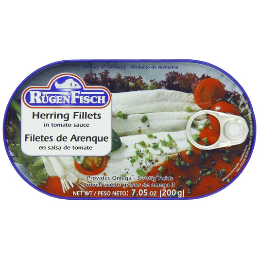 Ruegenfischd Herring Filets in Tomato Sauce