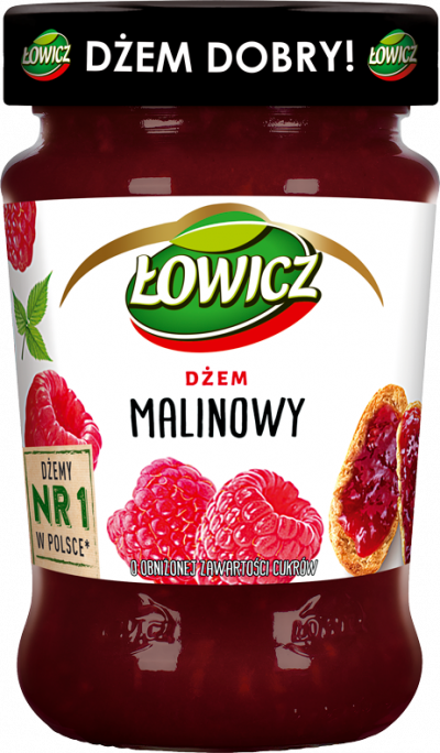 LOWICZ Dzem Malinowy – Raspberry jam