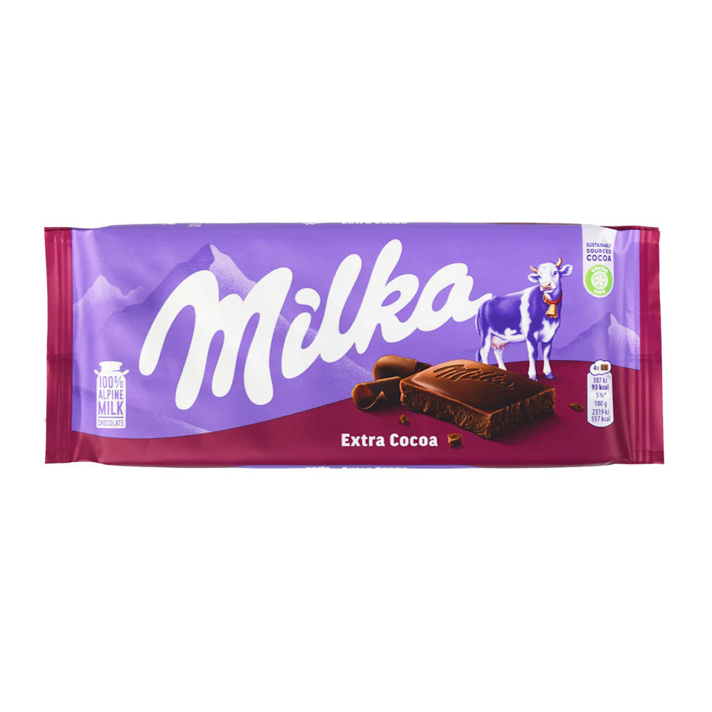 Milka Zartherb -Milka Extra Cocoa Chocolate Bar