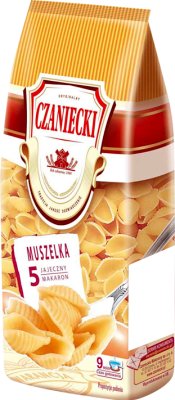 Czaniecki Makaron 5 jajeczny muszelka - Czaniecki Pasta 5 Egg Shell