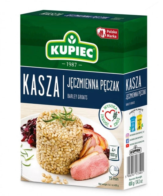 KUPIEC KASZA JĘCZMIENNA PĘCZAK-  BARLEY GROATS