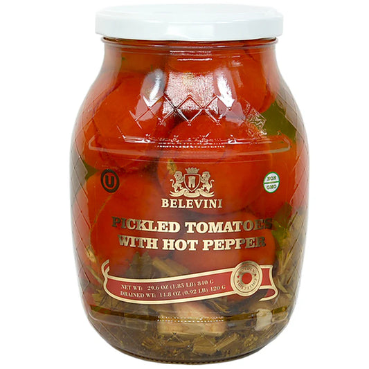 BELEVINI PICKLED TOMATOES w/Hot Pepper
