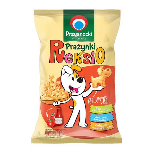 Reksio Przysnacki Light Potato Chips Ketchup - Reksio Prazynki Ketchup