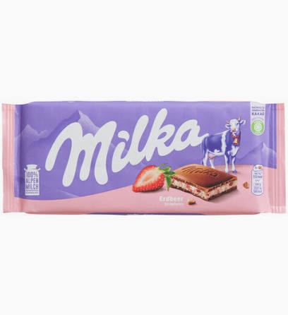 Milka Erdbeer Strawberry