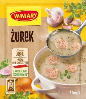 Żurek WINIARY z mąką z polskiego żyta 49g