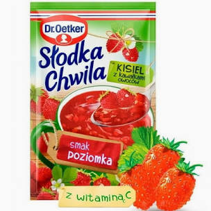 Dr.Oetker Slodka Chwila Kisiel Smak Truskawka - Strawberry instant jello jelly
