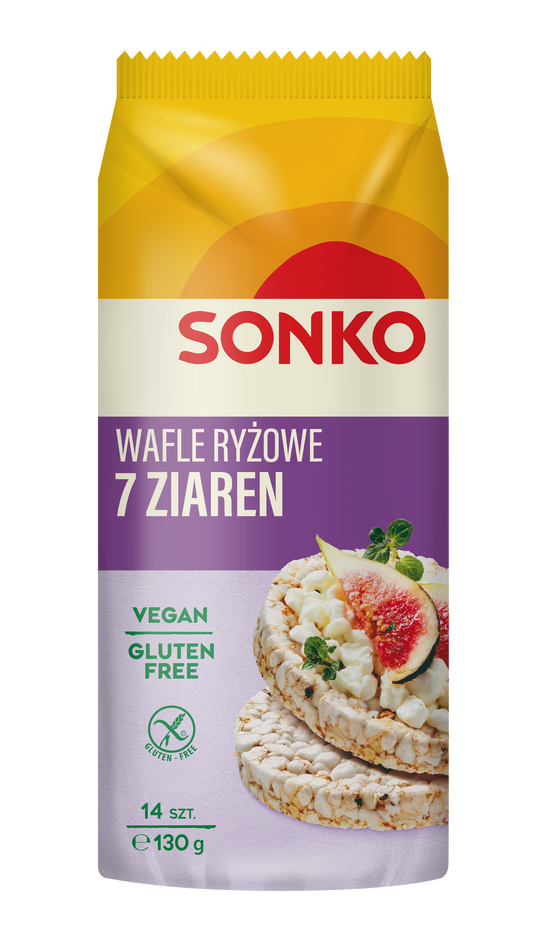 Sonko Rice cakes 7 grains - Sonko Wafle ryżowe 7 ziaren