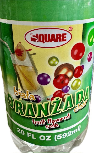 Square Biala Oranzada- Fruit Flavored Clear Soda