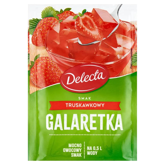 Delecta Galaretka smak truskawkowy 70 - Delecta Jelly Strawberry Flavor 70