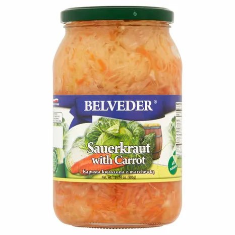 Polska Kapusta Kiszona z Marchewka - Belveder Sauerkraut With Carrot