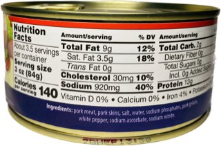 Szynka siekana w sosie wlasnym 300g - Cracovia chopped pork and pork skins