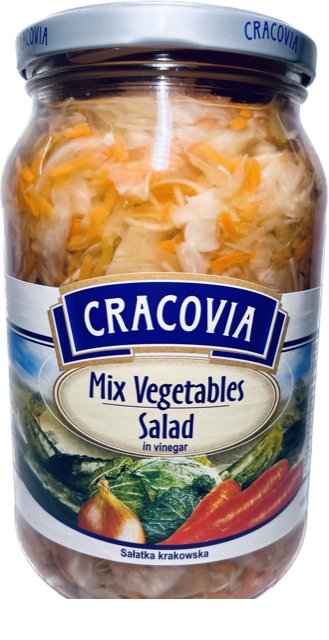 Polska Salatka Krakowska 860g - Polish Mixed Vegetables Salad In Vinegar 860g