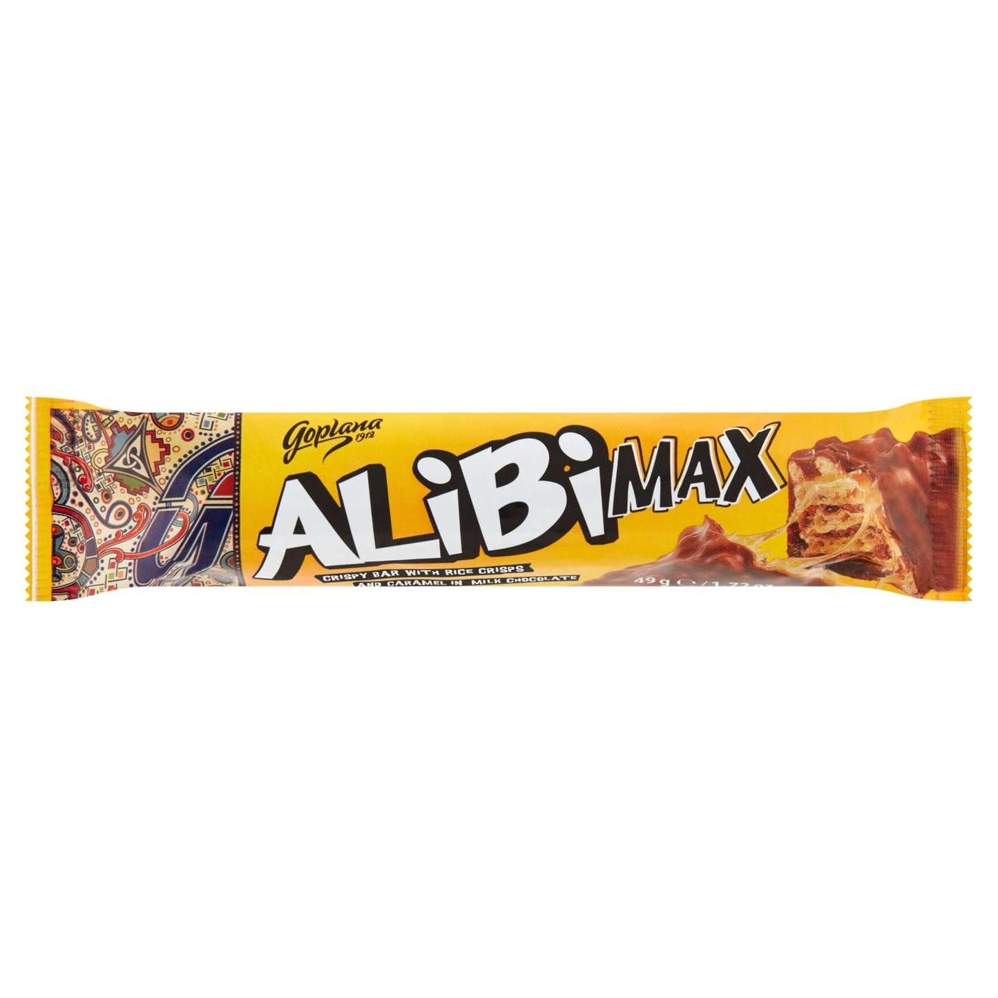 Polski Baton Czekoladowy - Goplana Alibi Max Candy Bar with Rice Crispy