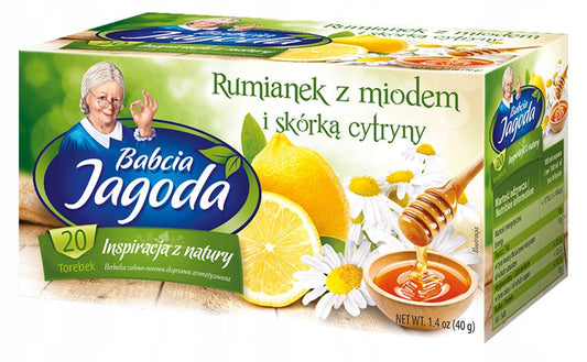 Grandma Jagoda - Chamomile with Honey and Lemon Tea - Eurodeli2Go