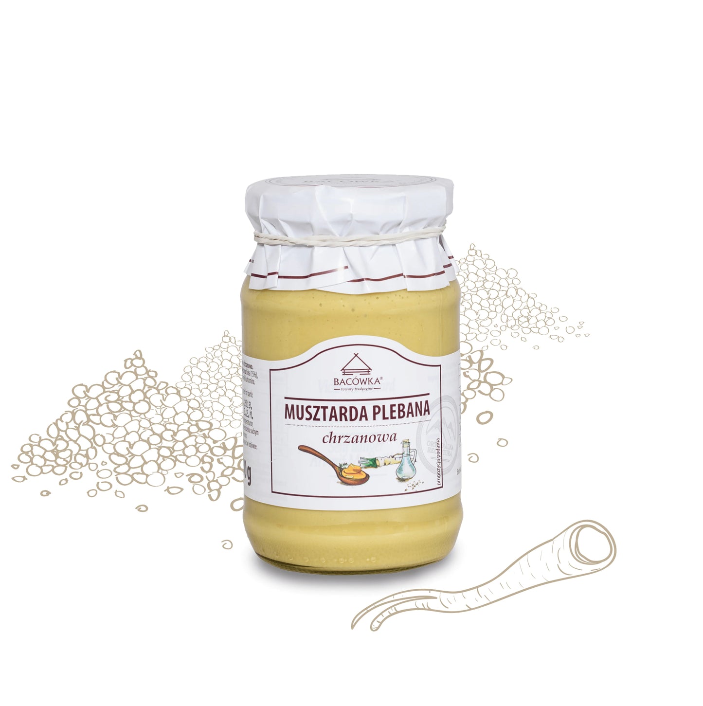 Horseradish Mustard - Musztarda Chrzanowa Plebana 250g - Eurodeli2Go
