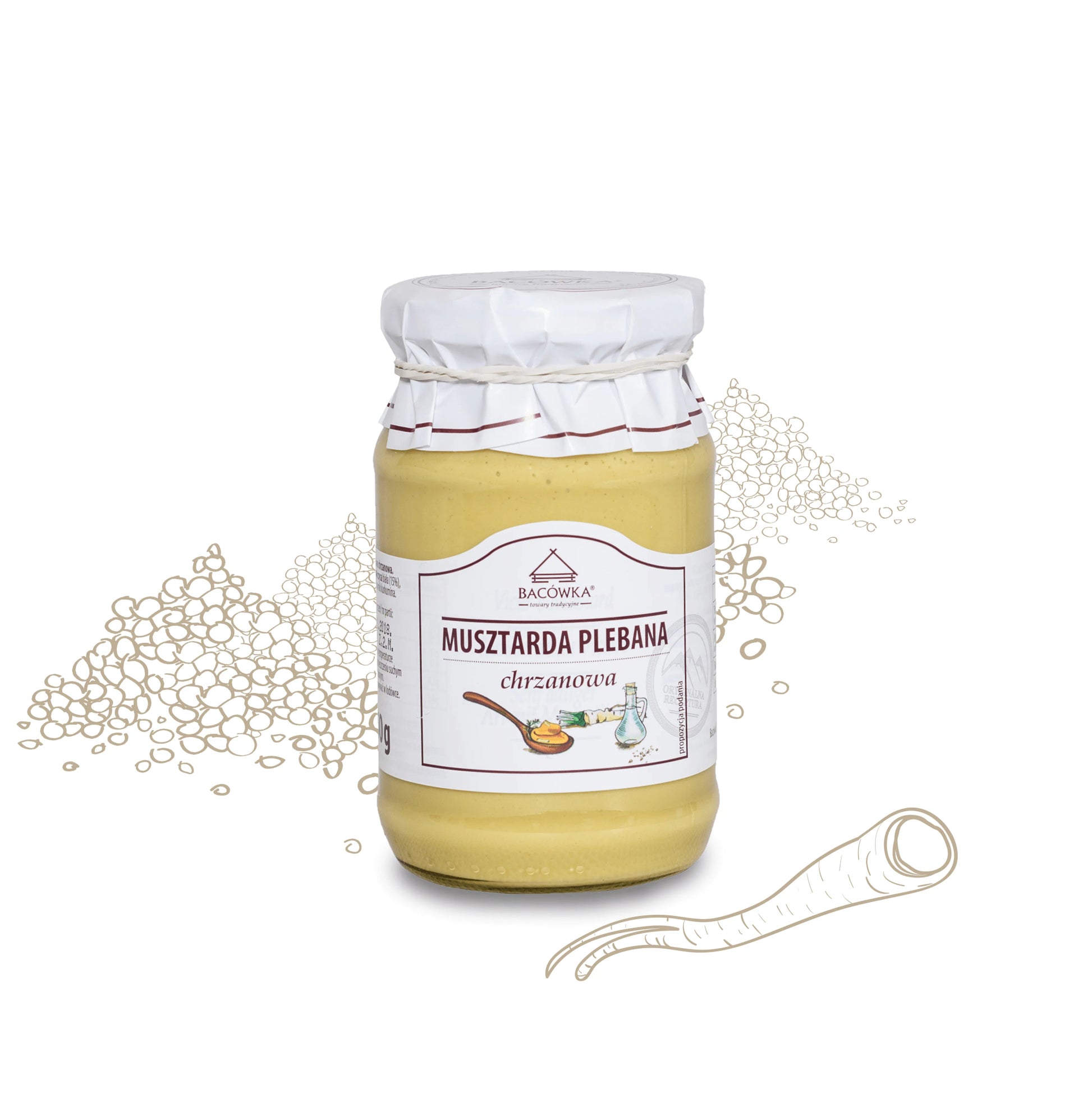 Horseradish Mustard - Musztarda Chrzanowa Plebana 250g - Eurodeli2Go