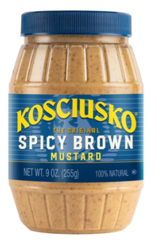 Kosciusko Zesty Spicy Brown Mustard 255g - Eurodeli2Go