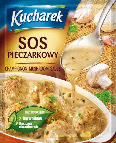 Polski Sos Pieczarkowy Kucharek - Polish Champignons Sauce 28g
