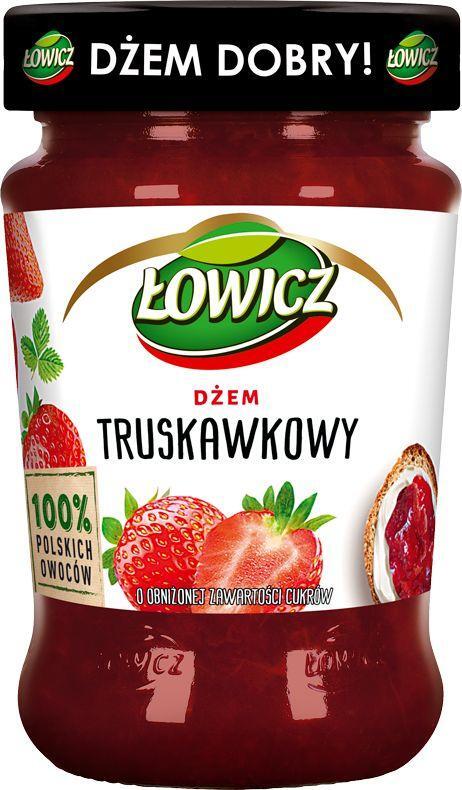 Lowicz Strawberry Jam - Dżem Truskawkowy 280g - Eurodeli2Go