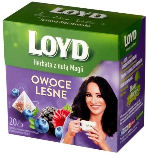 Herbata Owoce Lesne Loyd - Forest Fruit Tea Box of 20 Tea Bags