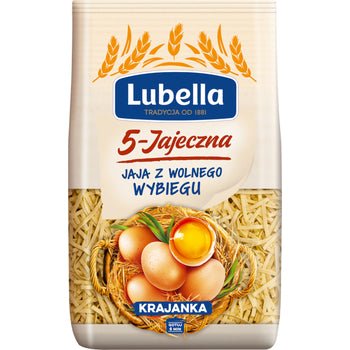 Lubella 5 Eggs Pasta 5-Jajeczna Makaron krajanka 400g - Eurodeli2Go