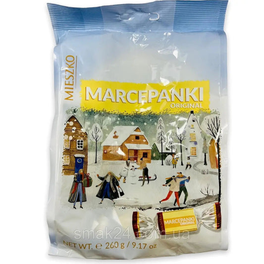 Mieszko Marzipan Flavored Chocolate Candy - Marcepanki Original - Eurodeli2Go