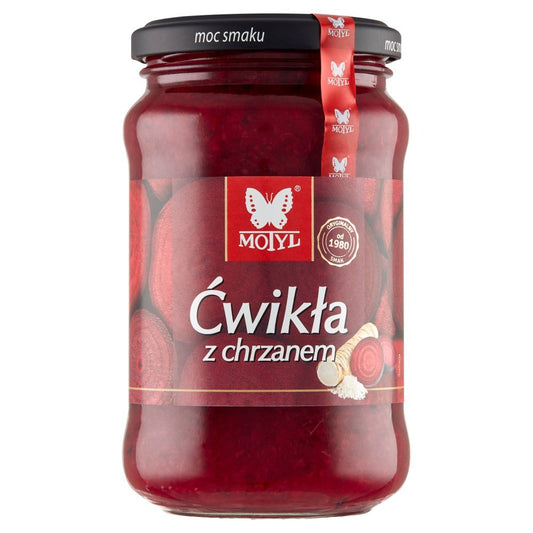 Polska Cwikla z Chrzanem Motyl - Red Beet and Horseradish Spread 350g