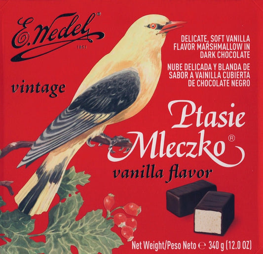 Ptasie Mleczko - Chocolate Covered Vanilla Marshmallows - Eurodeli2Go