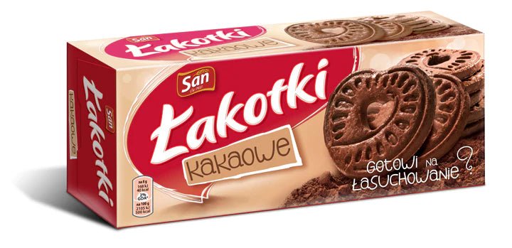 San Biscuits Cocoa Cookies - HERBATNIKI - Eurodeli2Go
