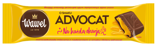 Wawel Advokat Baton - Advocaat Liqueur Flavor Chocolate Bar 39g