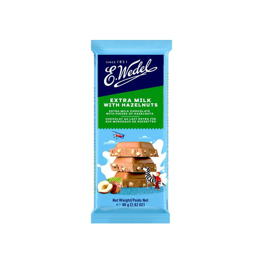 Wedel Extra Milk Chocolate Bar with Hazelnuts - Eurodeli2Go