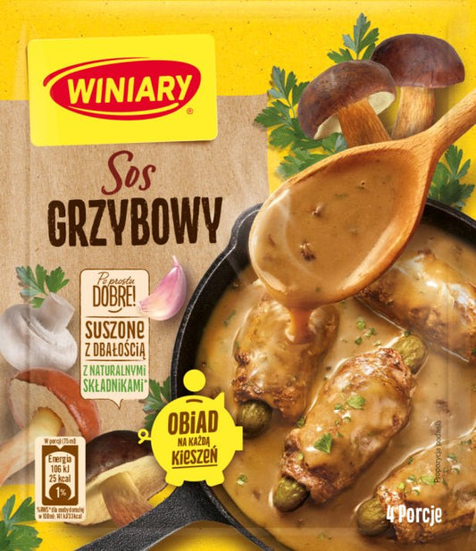 Winiary Mushroom Sauce Mix - Sos Grzybowy 28g - Eurodeli2Go