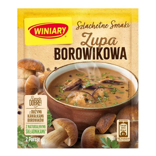 Winiary Porcini Mushroom Instant Soup - Zupa Borowikowa 44g - Eurodeli2Go